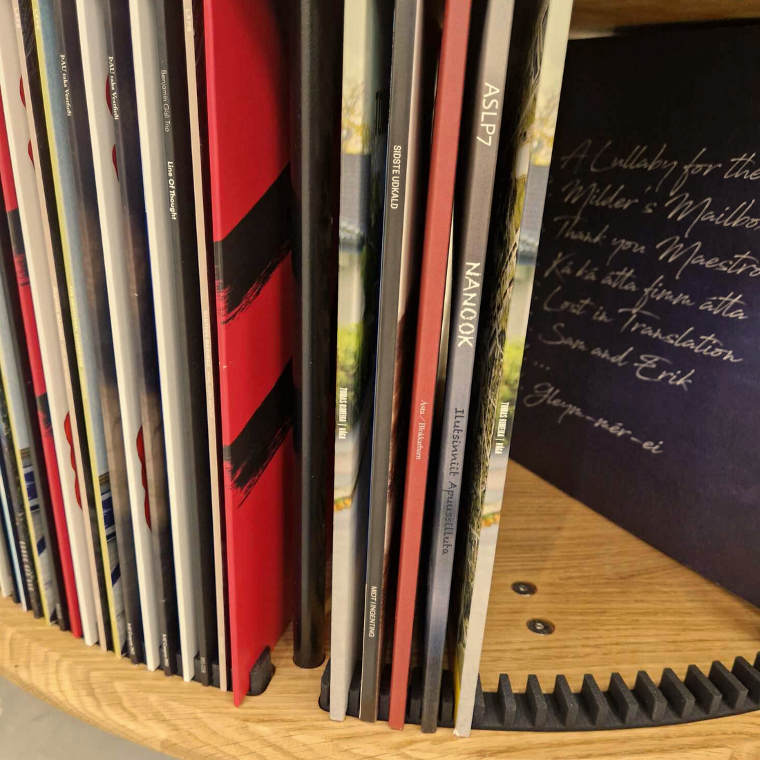 Dubbele vinylhouder voor Display LUNA
