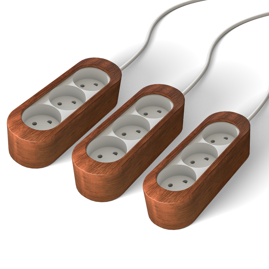 SOCKET - Walnoot (3 stuks)
