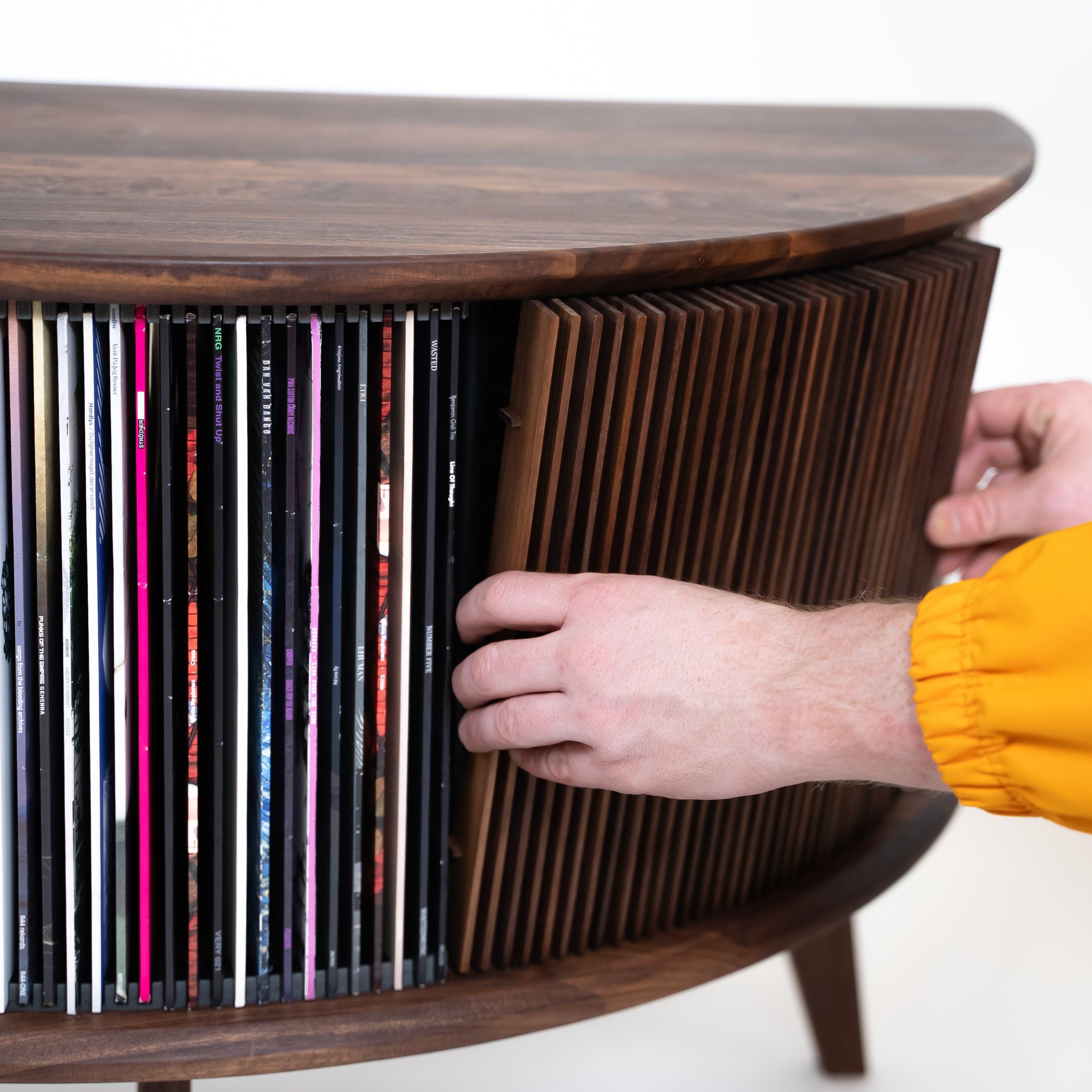 Luidsprekerhoezen voor Display LUNA - Walnoot (2 stuks)