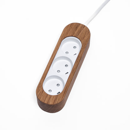 Power strip - Oak