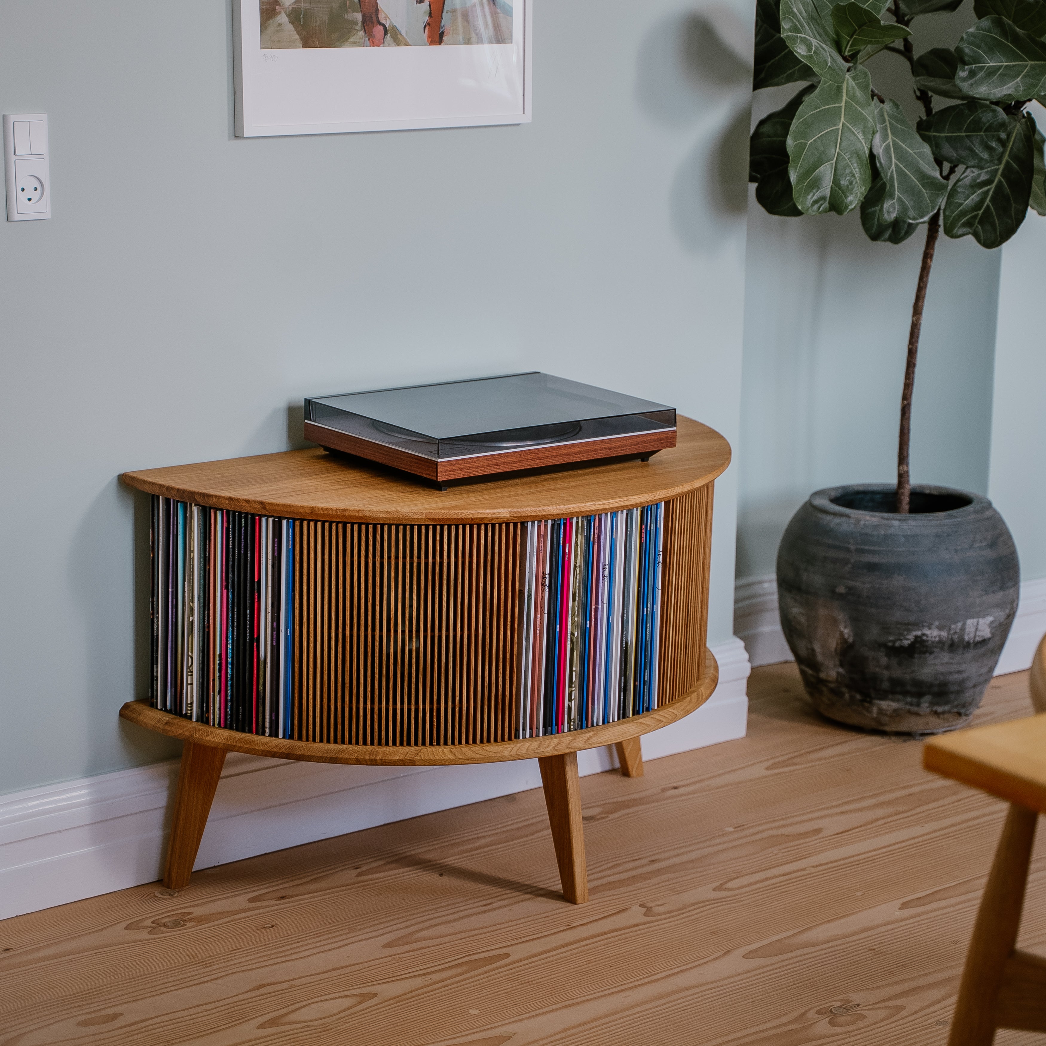 Display LUNA - Eikenhout