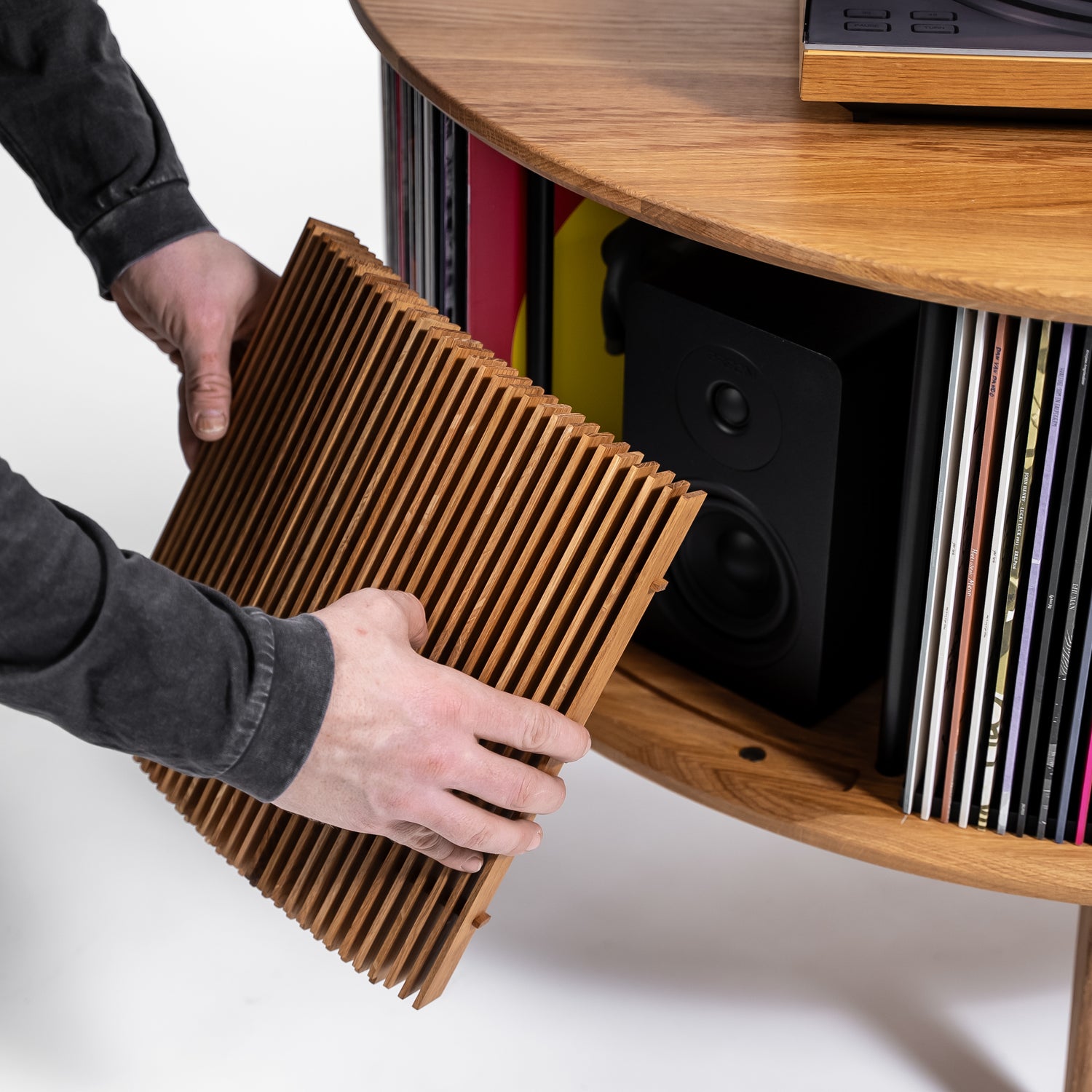 Luidsprekerhoezen voor Display LUNA - Eikenhout (2 stuks)