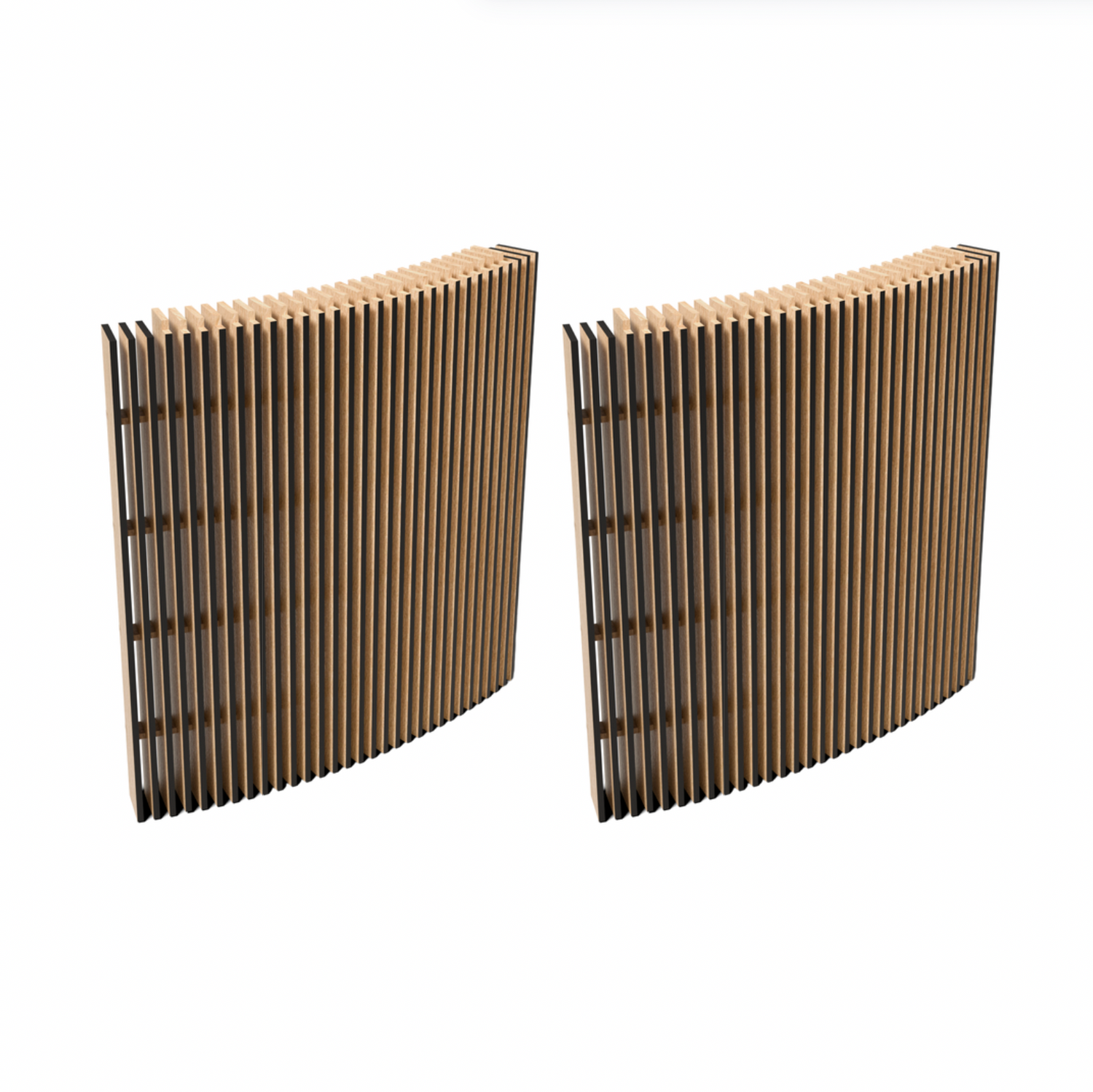 Luidsprekerhoezen voor Display LUNA - Eikenhout (2 stuks)