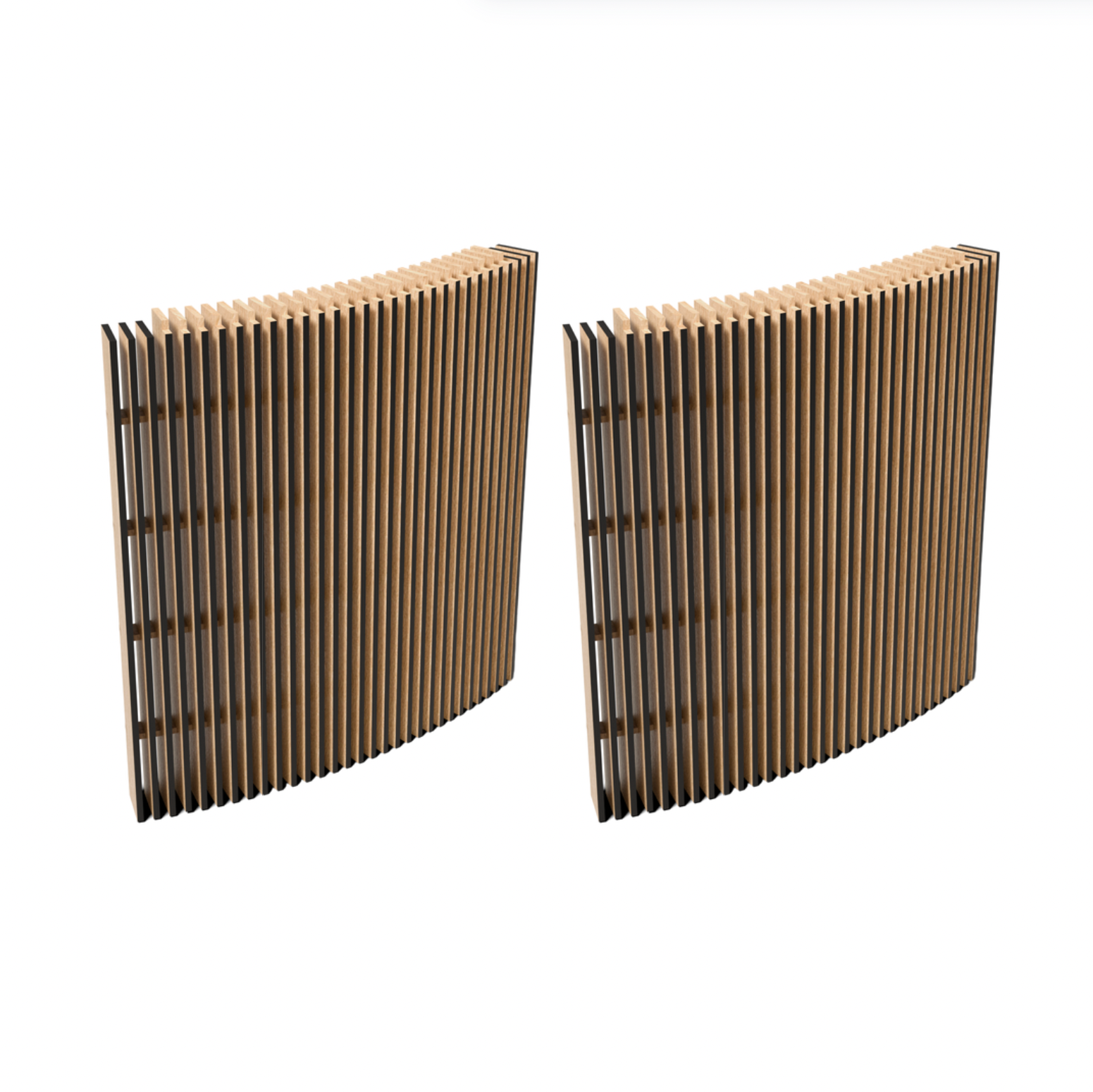 Luidsprekerhoezen voor Display LUNA - Eikenhout (2 stuks)